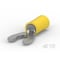 Te Connectivity Fork Terminal, #8 Stud Size, 10 AWG, 300 V, Nylon Insulated, Yellow 8-52942-1 - alternate 1
